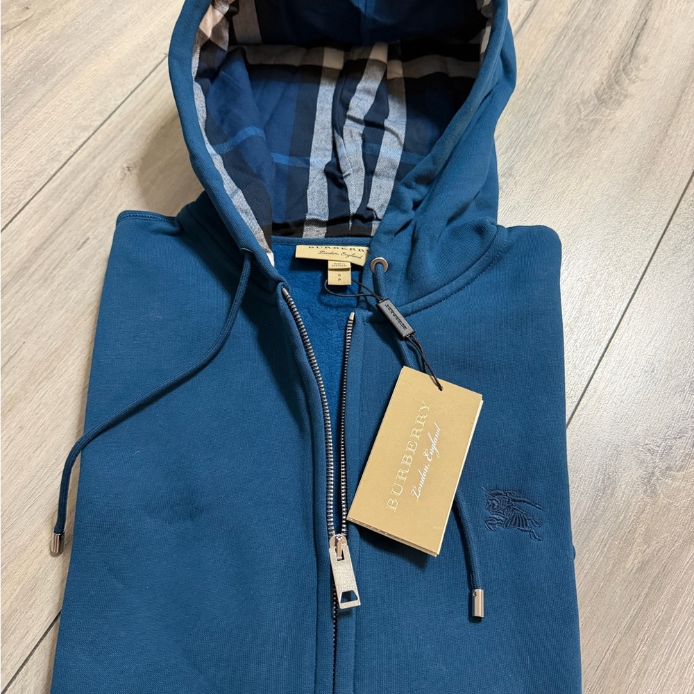Burberry Clarendon zip up hoodie